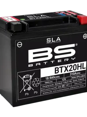 BS-BATTERY V továrně aktivovaný akumulátor BTX20HL (FA) (YTX20HL (FA)) SLA Gereduceerde Prijs
