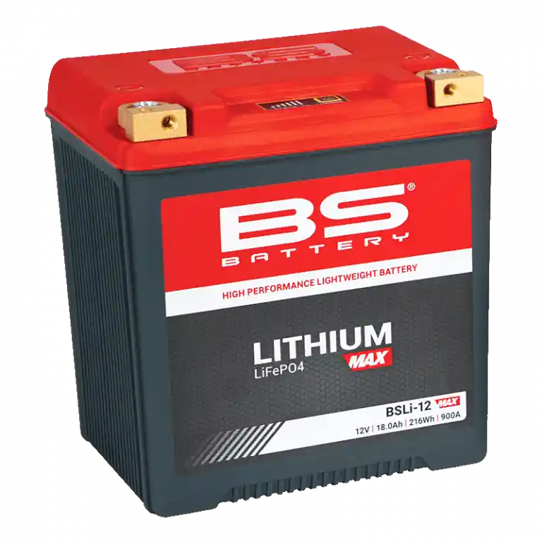 Beste Prijs BS-BATTERY Lítiová motocyklová batérie BSLI-12 MAX (12V 18Ah 216Wh, 900A) – 360117