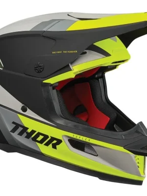 Seizoensaanbieding Přilba THOR REFLEX APEX šedo/fosforová matná 2021 Varianta M - Skladem