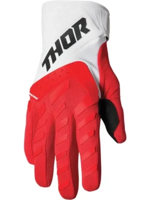 Rukavice THOR SPECTRUM červeno/bílé 2022 Varianta XS - Skladem Op = Op