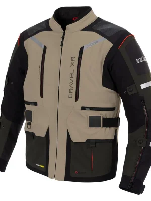 BÜSE Gravel XR textilní enduro bunda dámská světlá šedo/ oranžová / 48 Actieprijs