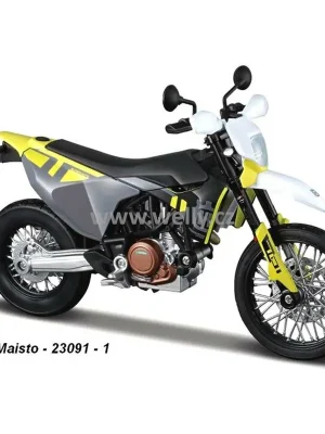 Direct Beschikbaar Maisto 1:18 Husqvarna 701 Supermoto 2023 (žlutá), model motocyklu